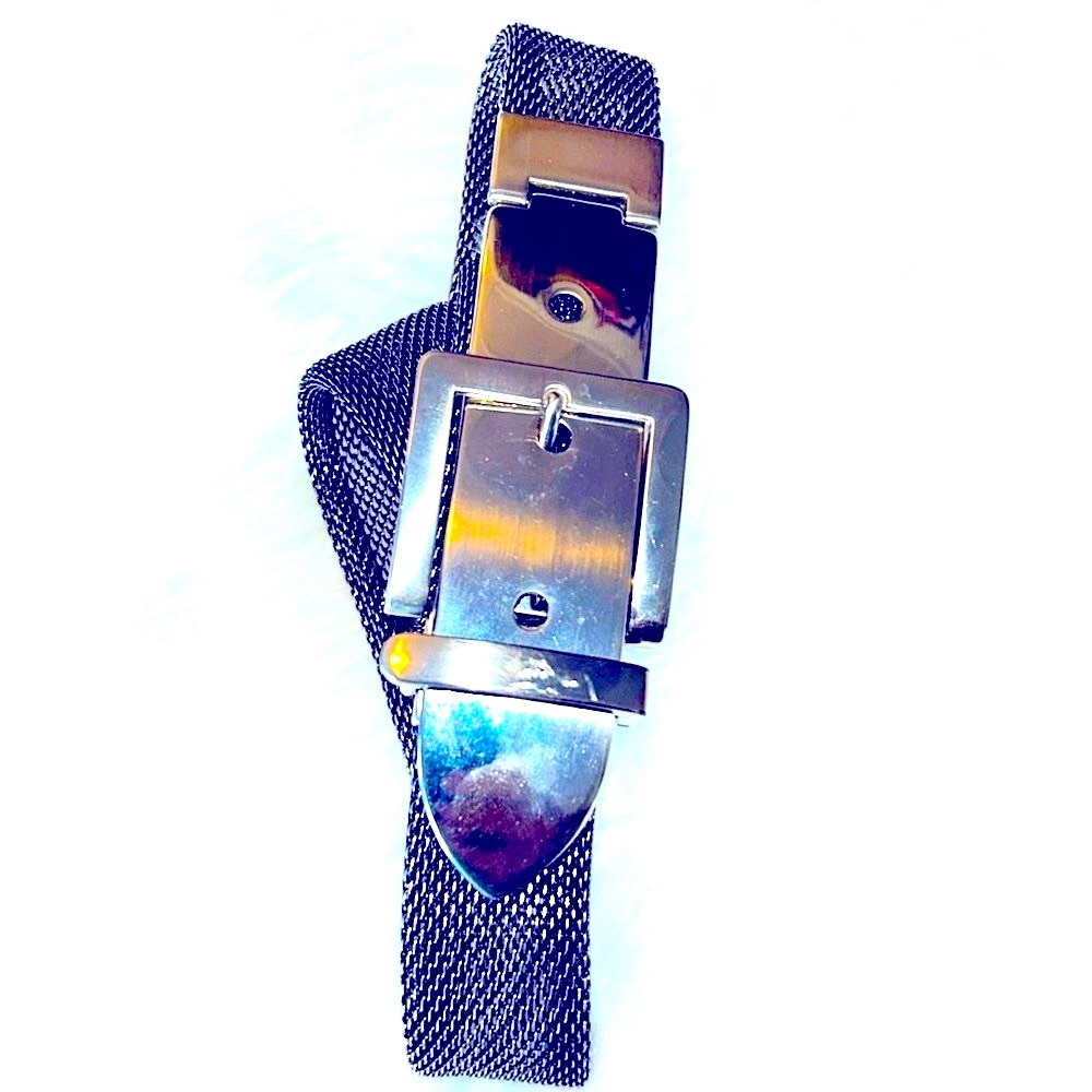 Silver Mesh Belt - Picture 3 of 11